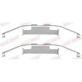 KAWE 109-1097 Zubehörsatz, Scheibenbremsbelag BMW 5 Touring (E34) 3.8 340 PS Otto