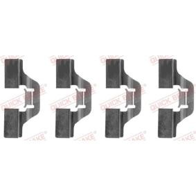 KAWE 109-1211 Zubehörsatz, Scheibenbremsbelag RENAULT Megane 4 Grandtour (K9A/M/N_) 1.6 115 PS Otto