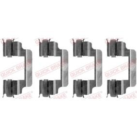 Kjøp Monteringssett, bremseklosser av KAWE 109-1231 til den lave prisen 157,36&nbsp;kr