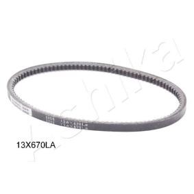 ASHIKA 109-13X670 Correia trapezoidal HYUNDAI MATRIX