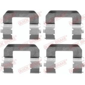 KAWE 109-1617 Kit de accesorios, pastillas de frenos HYUNDAI TUCSON (JM) 2.0 141 cv Motor otto