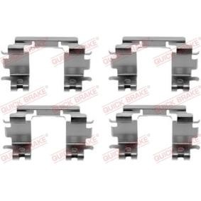 KAWE 109-1670 Kit de accesorios, pastillas de frenos SUZUKI LIANA Fastback 1.6 103 cv Motor otto