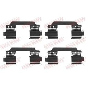 Compre Kit de acessórios, pastilhas de travão da KAWE 109-1707 a um preço baixo por 12,11&nbsp;&euro;