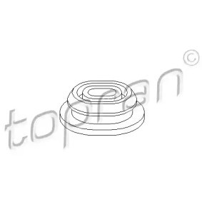 TOPRAN 112 412 Gommino supporto radiatore SEAT Alhambra (710, 711)