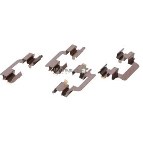 JP GROUP 1163650710 Zubehörsatz, Scheibenbremsbelag VW Transporter 5 Pritsche / Fahrgestell (7JD, 7JE, 7JL, 7JY, 7JZ, 7FD)