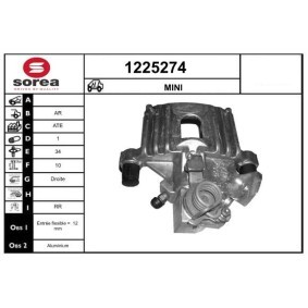 Compre Pinça de travão da SNRA 1225274 a um preço baixo por 124,99&nbsp;&euro;