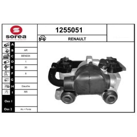 SNRA 1255051 Étrier de frein RENAULT MEGANE 1 Classic (LA0/1) 1.6 75 CV Essence