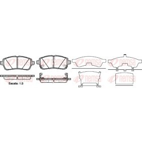 Kjøp Bremseklosser av KAWE 1281 02 til den lave prisen 681,20&nbsp;kr