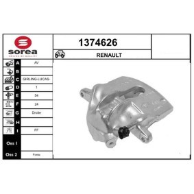 SNRA 1374626 Étrier de frein RENAULT MEGANE 1 Classic (LA0/1) 1.6 75 CV Essence