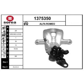 SNRA 1375350 Bremssattel ALFA ROMEO 159 Sportwagon (939) 1.9 115 PS Diesel