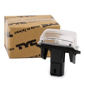 TYC 15-0219-00-2 Skyltbelysning PEUGEOT 206 Skåpbil