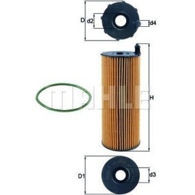 MAGNETI MARELLI 154703727770 Filtro olio PORSCHE Cayenne (92A) 3.0 416 CV Ibrido