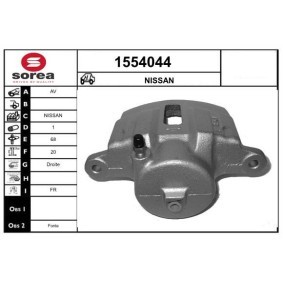 Compre Pinça de travão da SNRA 1554044 a um preço baixo por 129,48&nbsp;&euro;