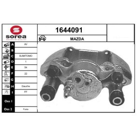 SNRA 1644091 Bremsecaliper MAZDA FAMILIA 5 (BA) 1.5 88 hk Bensinmotor