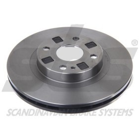 sbs 1815203235 Bromsskivor MAZDA FAMILIA 6 (BJ) 2.0 71 hk Diesel