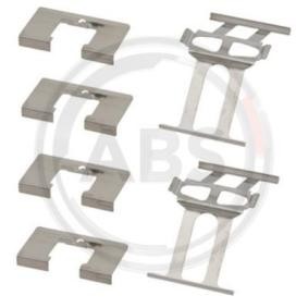 A.B.S. 1863Q Kit de accesorios, pastillas de frenos HONDA FR-V (BE)