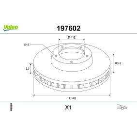 Osta Jarrulevy VALEO:llä 197602 edullisesti hintaan 129,65&nbsp;&euro;