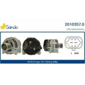 SANDO 2010357.0 Alternateur SAAB 9-3 Décapotable (YS3F) 2.8 230 CV Essence