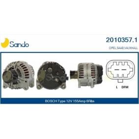 SANDO 2010357.1 Alternateur SAAB 9-3 Décapotable (YS3F) 2.8 230 CV Essence