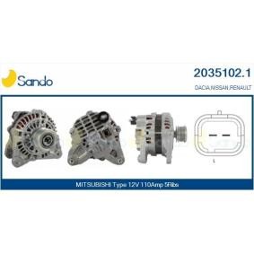 Lichtmaschine 2035102.1 von SANDO günstig für 211,26&nbsp;&euro; online kaufen