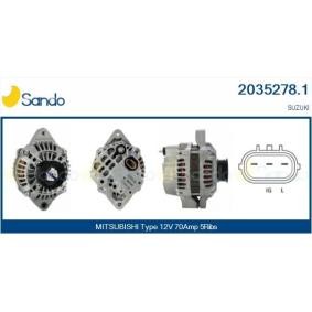 SANDO 2035278.1 Alternador SUZUKI BALENO Ranchera familiar (EG) 1.8 121 cv Motor otto
