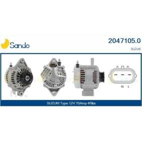 SANDO 2047105.0 Alternador SUZUKI BALENO Ranchera familiar (EG) 1.8 121 cv Motor otto
