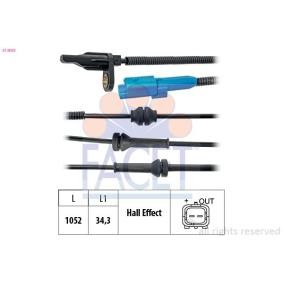 FACET 21.0025 ABS-givare PEUGEOT 207 SW (WK_) 1.6 110 hk Bensinmotor