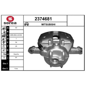 EAI 2374681 Étrier de frein MITSUBISHI COLT 6 (Z3A, Z2A) 1.3 92 CV Essence