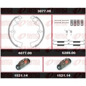 REMSA 3077.00 Jogo de travões, travões de tambor KIA