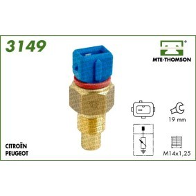 MTE-THOMSON 3149 Thermoschalter CITROËN Xantia Schrägheck (X1_, X2_) 1.8 90 PS Otto