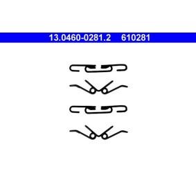Compre Kit de acessórios, pastilhas de travão da ATE 13.0460-0281.2 a um preço baixo por 16,86&nbsp;&euro;