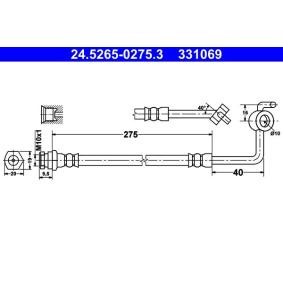 Compre Tubo flexível de travão da ATE 24.5265-0275.3 a um preço baixo por 45,09&nbsp;&euro;