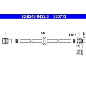 Compre Tubo flexível de travão da ATE 83.6248-0432.3 a um preço baixo por 26,56&nbsp;&euro;