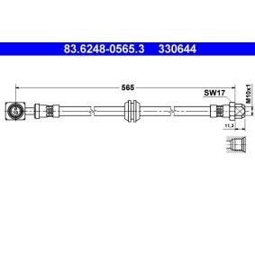 Compre Tubo flexível de travão da ATE 83.6248-0565.3 a um preço baixo por 22,35&nbsp;&euro;