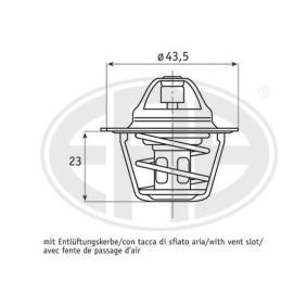 Kjøp Termostat, kjølemiddel av ERA 350199 til den lave prisen 260,49&nbsp;kr
