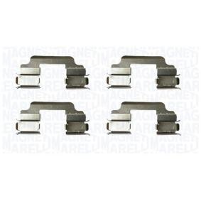 MAGNETI MARELLI 363915110063 Zubehörsatz, Scheibenbremsbelag RENAULT THALIA 2 (LU1/2) 1.6 65 PS Otto