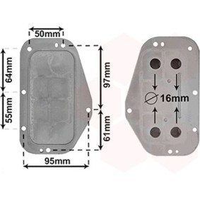 VAN WEZEL 37013702 Ölkühler ALFA ROMEO 159 Sportwagon (939) 1.9 115 PS Diesel