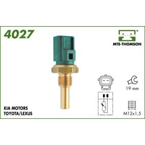 MTE-THOMSON 4027 Sonde de température de liquide de refroidissement MAZDA 3 3/5 portes (BM, BN) 1.5 100 CV Essence