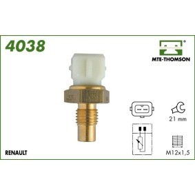 Compre Sensor, temperatura do líquido de refrigeração da MTE-THOMSON 4038 a um preço baixo por 11,87&nbsp;&euro;