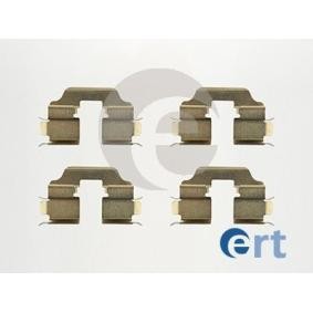 ERT 420041 Zubehörsatz, Scheibenbremsbelag RENAULT Megane 4 Grandtour (K9A/M/N_) 1.6 115 PS Otto
