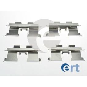 ERT 420136 Kit d'accessoires, plaquette de frein à disque HYUNDAI SONATA V (NF) 2.0 144 CV Essence