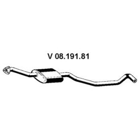 EBERSPÄCHER 08.191.81 Vorschalldämpfer OPEL CALIBRA A