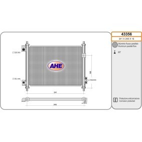 Acquista Condensatore climatizzatore da AHE 43356 a buon mercato per soli 189,67&nbsp;&euro;