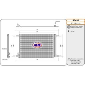 Acquista Condensatore climatizzatore da AHE 43491 a buon mercato per soli 72,46&nbsp;&euro;