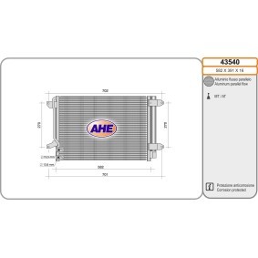 Acquista Condensatore climatizzatore da AHE 43540 a buon mercato per soli 110,92&nbsp;&euro;