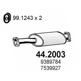 Vorschalldämpfer 44.2003 für SAAB