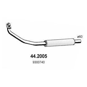 Vorschalldämpfer 44.2005 für SAAB