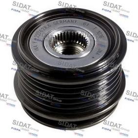SIDAT 455013 Freilauf Lichtmaschine SEAT Ibiza 4 Sportcoupe (6J1, 6P5) 1.4 75 PS Diesel