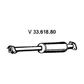 EBERSPÄCHER 33.618.80 Vorschalldämpfer SAAB