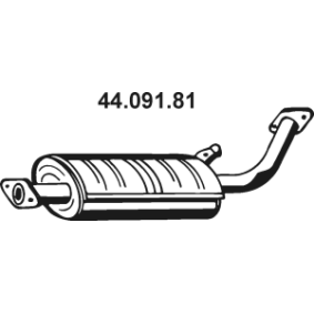 Mittelschalldämpfer für NISSAN von EBERSPÄCHER